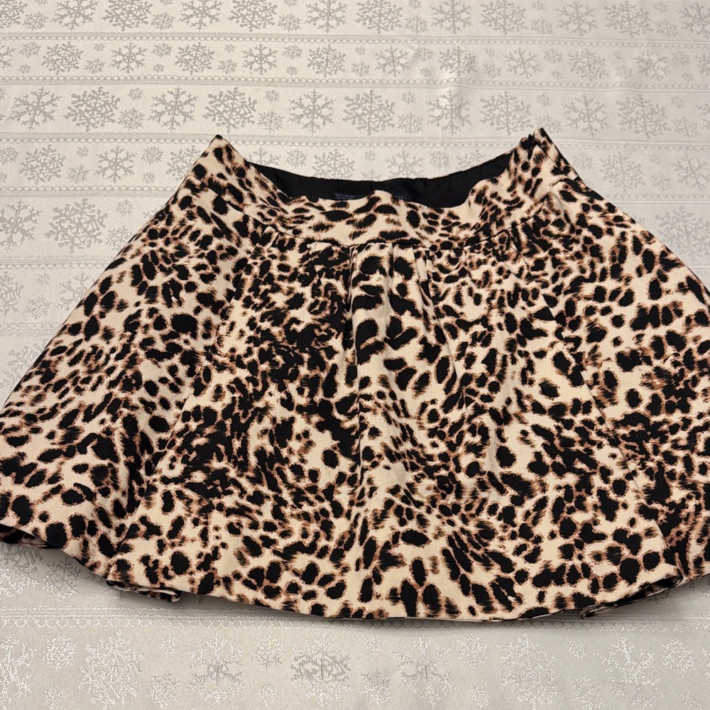 Zara Leopard Print Women's Skirt
